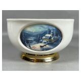 Thomas Kinkade Sunday Sleigh Ride Bowl