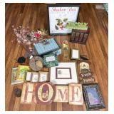 Home Decor and Frames Lot