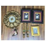 Wall Clock, Framed Art, and Decor Group