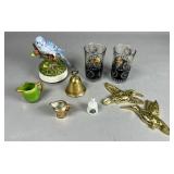 Decorative Bird and Tableware Lot