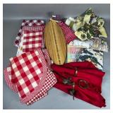 Table Linens and Lil' Surfer Bamboo Board