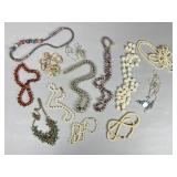 Beaded and Chain Necklaces Lot