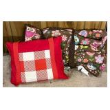 Quilted Tote Bag and Floral Sleeping Bag