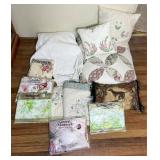 Bedding Linens and Pillow Covers Lot