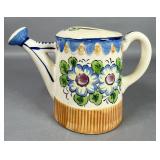 Hand Painted Ceramic Watering Can Japan