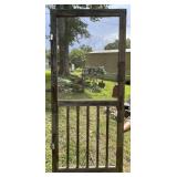 Wood Framed Screen Door, 36x80 Inches