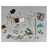 Costume Jewelry and Wristwatch Lot
