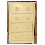 Four-Drawer Painted Wood Chest