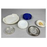 Glass and Ceramic Vanity Jar Lids