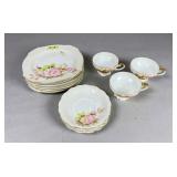 Japanese Hand Painted Porcelain Tea Set