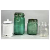 Glass Storage Jars and Canister