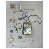 Jewelry and Trinkets Group with Trinket Box