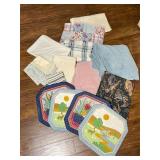 Quilted Placemats and Linens Lot