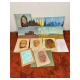 Oil Paintings and Portrait Studies