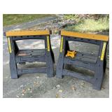 Plastic Adjustable Sawhorses