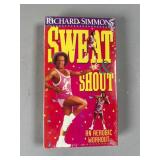 Richard Simmons Sweat & Shout VHS Sealed