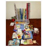 Gift Wrapping Paper, Gift Bags, Cards and Tags