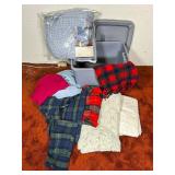 Blankets and Bedding With Storage Bin