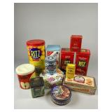 Decorative Food and Tea Tins Collection