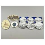 Porcelain German City Souvenir Plates and Plaques