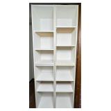 White Laminate Bookshelves