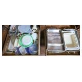 Kitchen Bakeware and Storage Lot