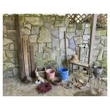 Garden Tools and Outdoor Items Lot