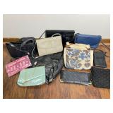 Handbags and Clutches Lot of Ten