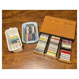 Cassette Tapes with Storage Drawers