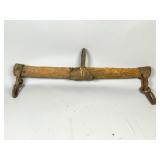Wood and Iron Ox Yoke Double Tree Hitch
