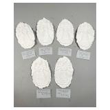 Angel Reliefs on Handmade Paper Signed MS Green