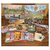 Jigsaw Puzzles and Crossword Books