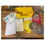 Kitchen Cutting Boards, Graters, Placemats, Bin
