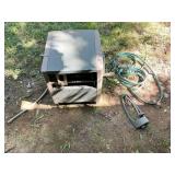 AMES ReelEasy Hose Reel with Hose and Sprinkler