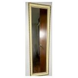 Rectangular Wall Mirror With Cream Frame