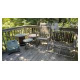 Outdoor Patio Furniture and Tables Lot