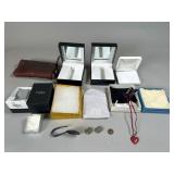 Jewelry Boxes And Accessories Lot