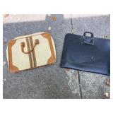 Briefcases, Canvas and Black Faux Leather