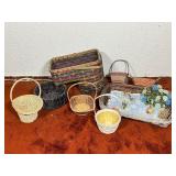 Woven and Decorative Baskets Lot