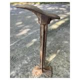 Cast Iron Cobbler's Shoe Anvil Stand