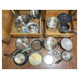 Pots, Pans, and Lids Lot