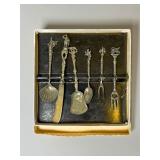 Italian Silver-Plated Demitasse Flatware Set