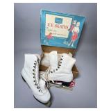 Sears Ladies Figure Ice Skates in Box Size 7