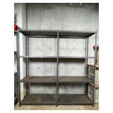 Metal Utility Shelving Unit, 60x12x60 Inches