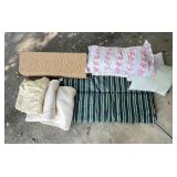 Pillows and Patio Bench Cushion