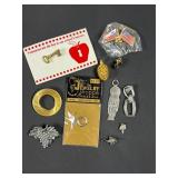 Costume Jewelry Pins and Charms