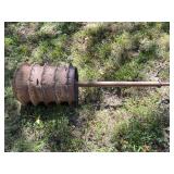 Cast Iron Farm Cultivator Roller Attachment