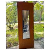 Wood Interior Door with Mirror Panel and Knob