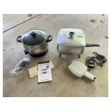 Electric Kitchen Cookware Lot with Manuals