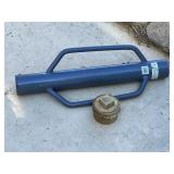 Steel Post Driver and Brass Cap